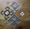 Blokken van mijn Farmers Wife Quilt